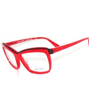 Alain Mikli 2018 1057 54 Red Black Eyeglasses Frame